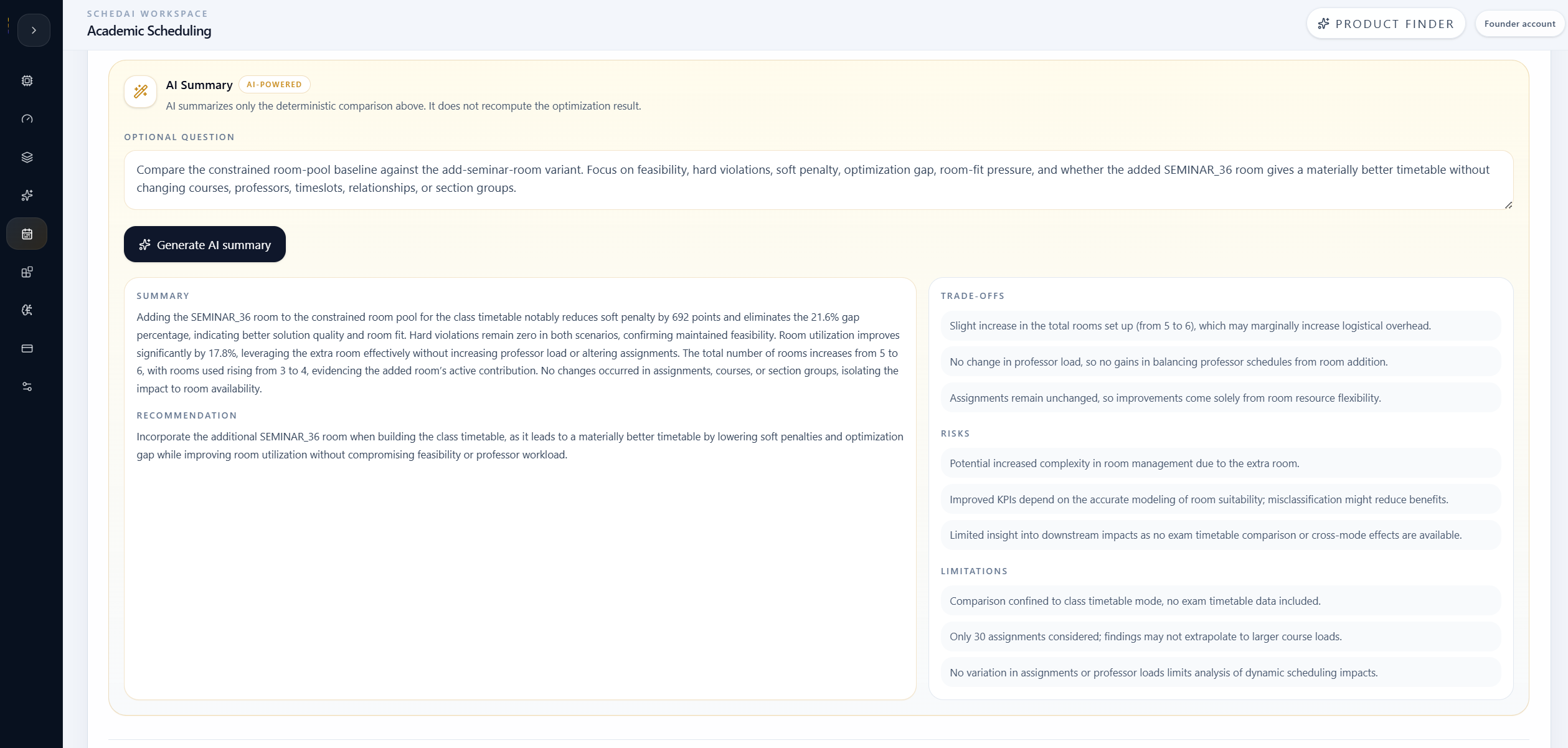 Academic AI Compare AI Summary